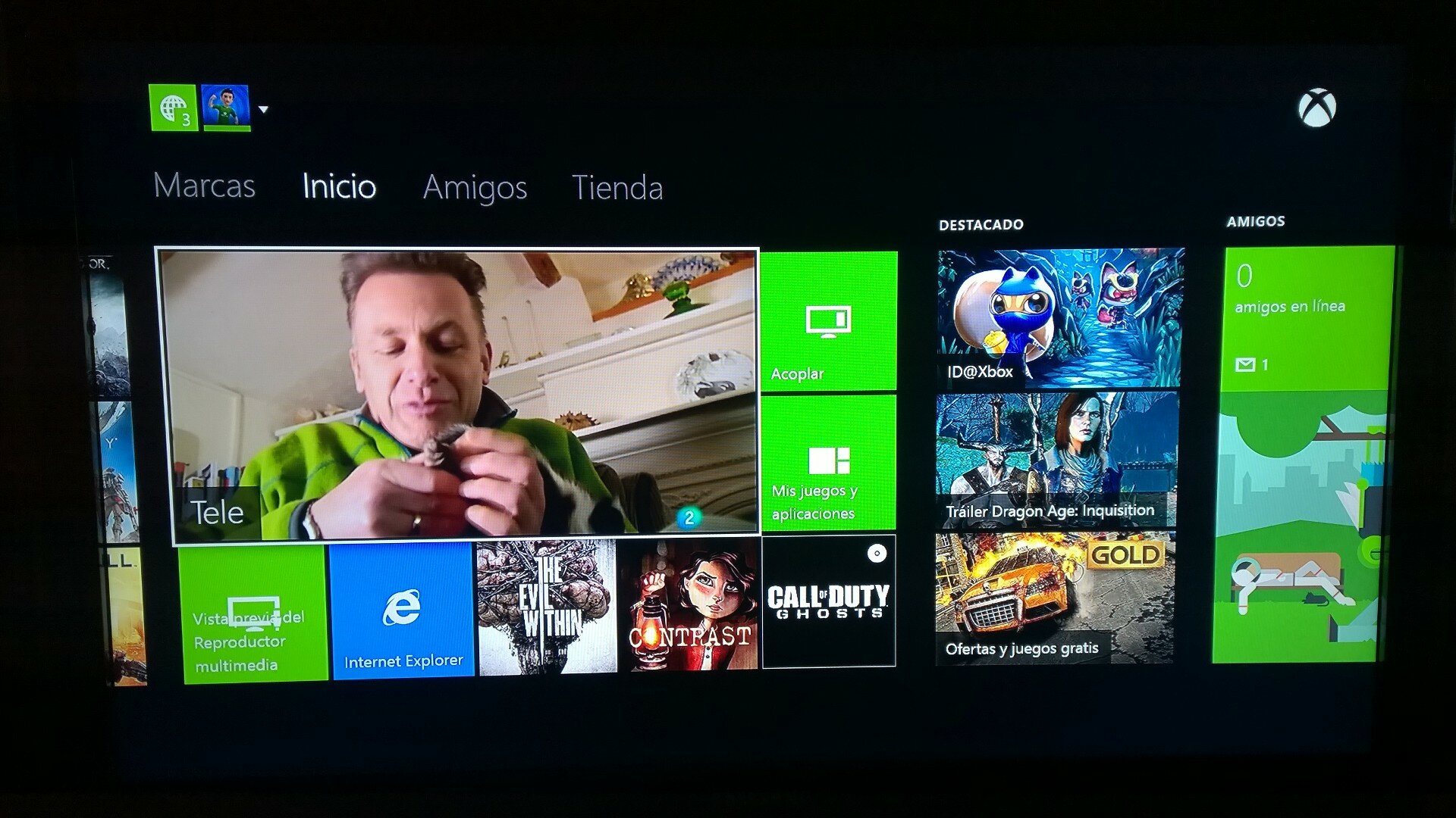 Sintonizador TV Xbox One