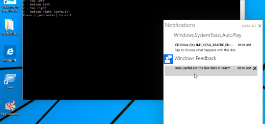 Centro de notificaciones de Windows 10 Technical Preview