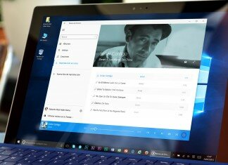Groove Music en una Surface Pro 3 con Windows 10