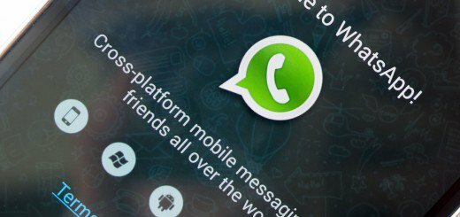 Pantalla de inicio de WhatsApp para Windows Phone