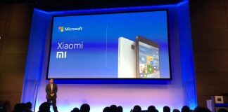 Xiaomi Mi4 en la conferencia de Microsoft