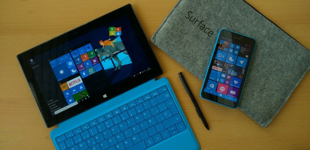 Surface y Lumia 640 XL