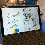 Dibujo de Microsoft Insider en Surface Pro 4