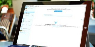 Skype en surface