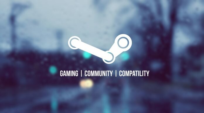 Logo de Steam con fondo