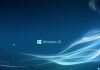 Fondo con el logo de Windows 10