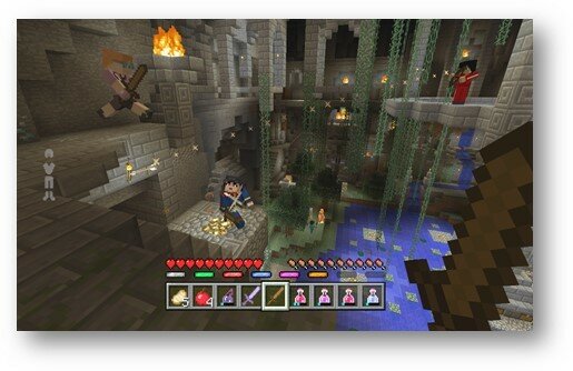 Modo Batalla de MInecraft