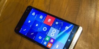Con pantalla de inicio de Windows 10 Mobile