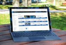 Surface Pro 3 con la web de OneDrive abierta