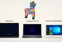 Huawei comparándose con iPad Pro