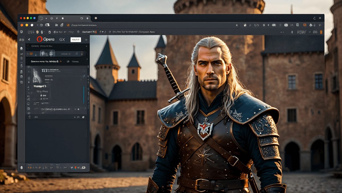 Opera GX lanza un nuevo paquete de diseño para el navegador conmemorando el décimo aniversario de The Witcher 3: Wild Hunt