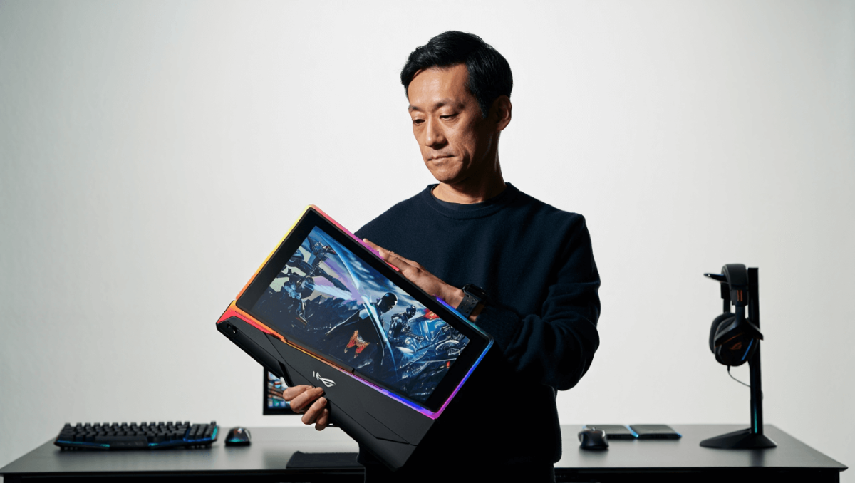 Kojima se suma al carro: presenta una tablet de ASUS para jugar juegos y diseñada por Yoji Shinkawa
