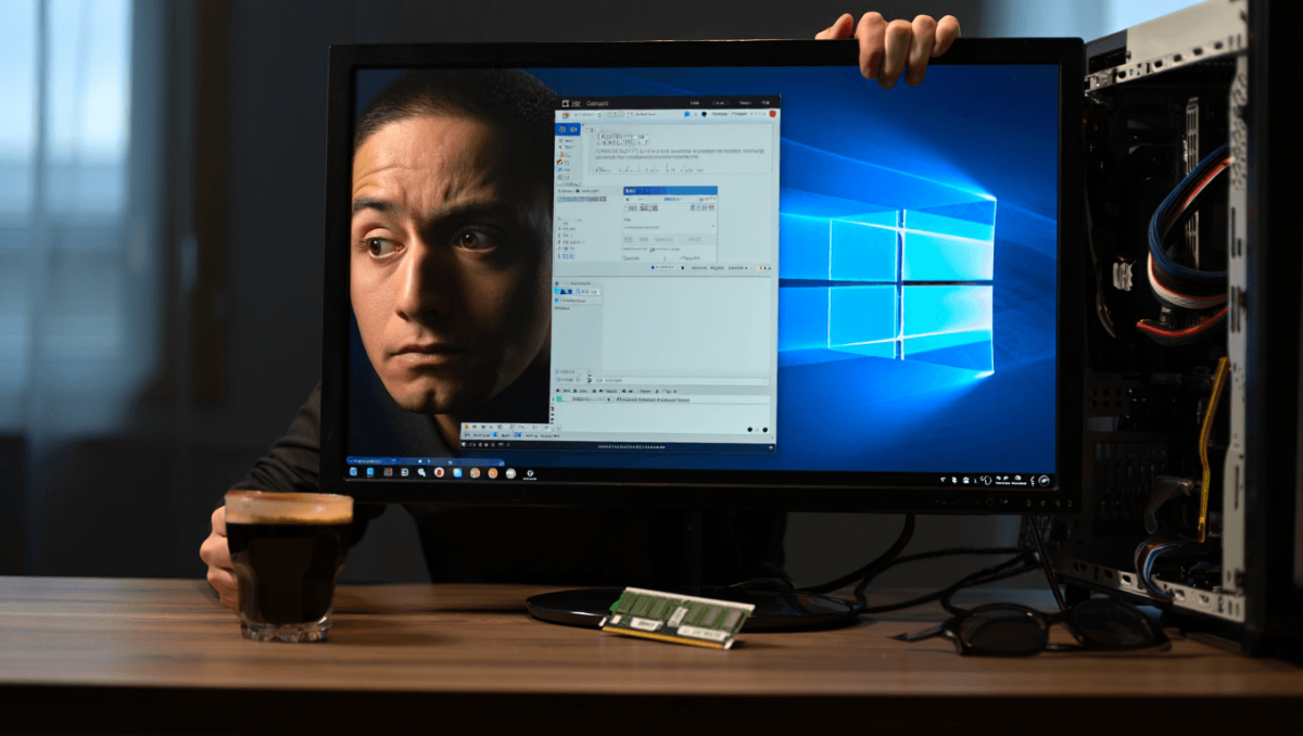 Acelerador típico de un coche simulando la velocidad de Windows.