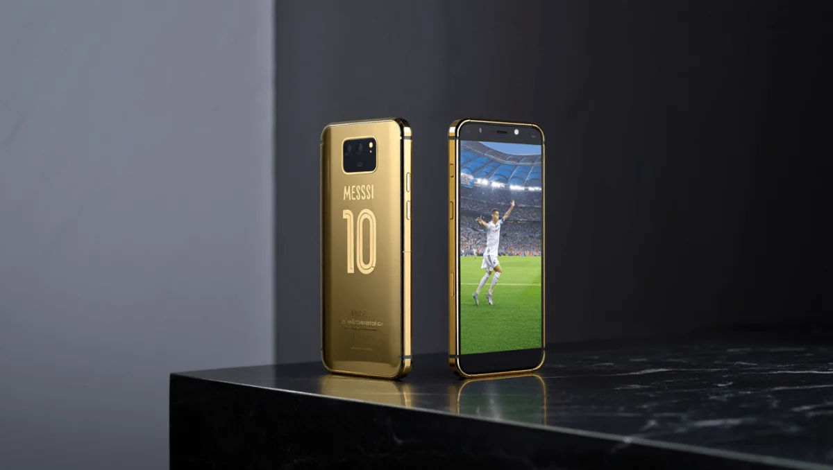Caviar lanza moviles de lujo con oro de Messi y Cristiano Ronaldo