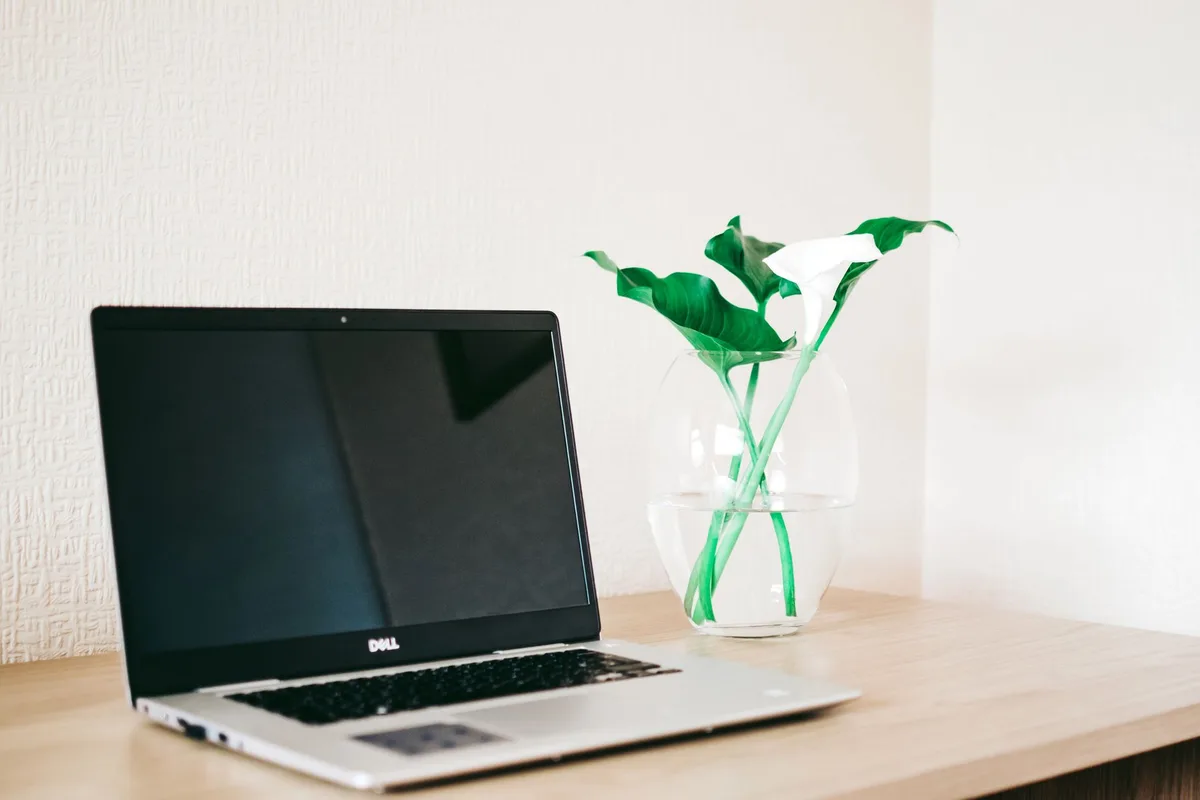 Pantalla de computadora mostrando un menú Inicio limpio y minimalista sin sugerencias ni anuncios