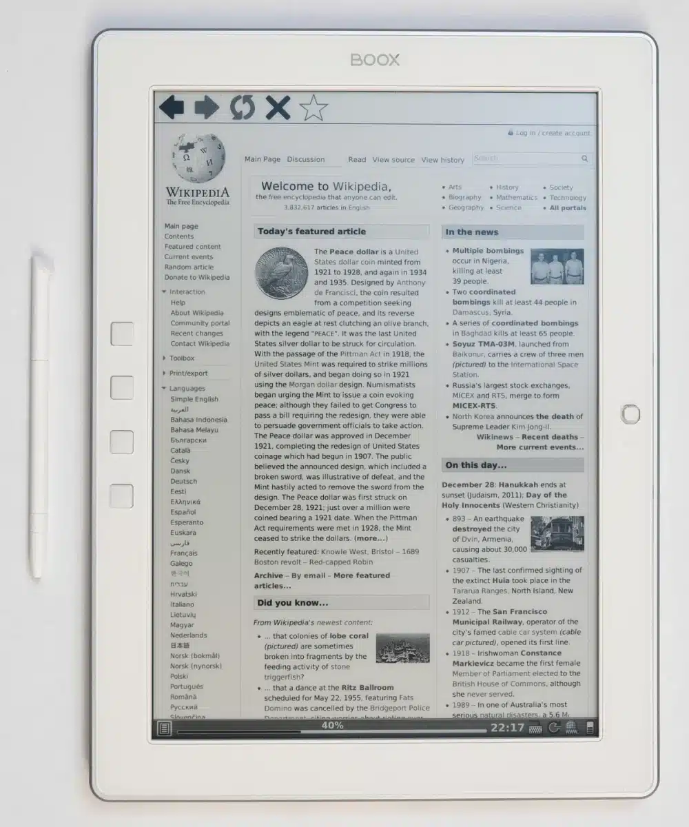 eBook a color: así es el rival de Kindle con Android y pantalla E Ink