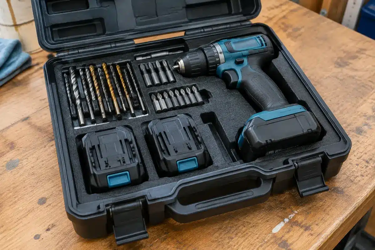 Lidl rebaja el taladro Parkside: set 20 V por 119,99 € con maletín y 98 accesorios