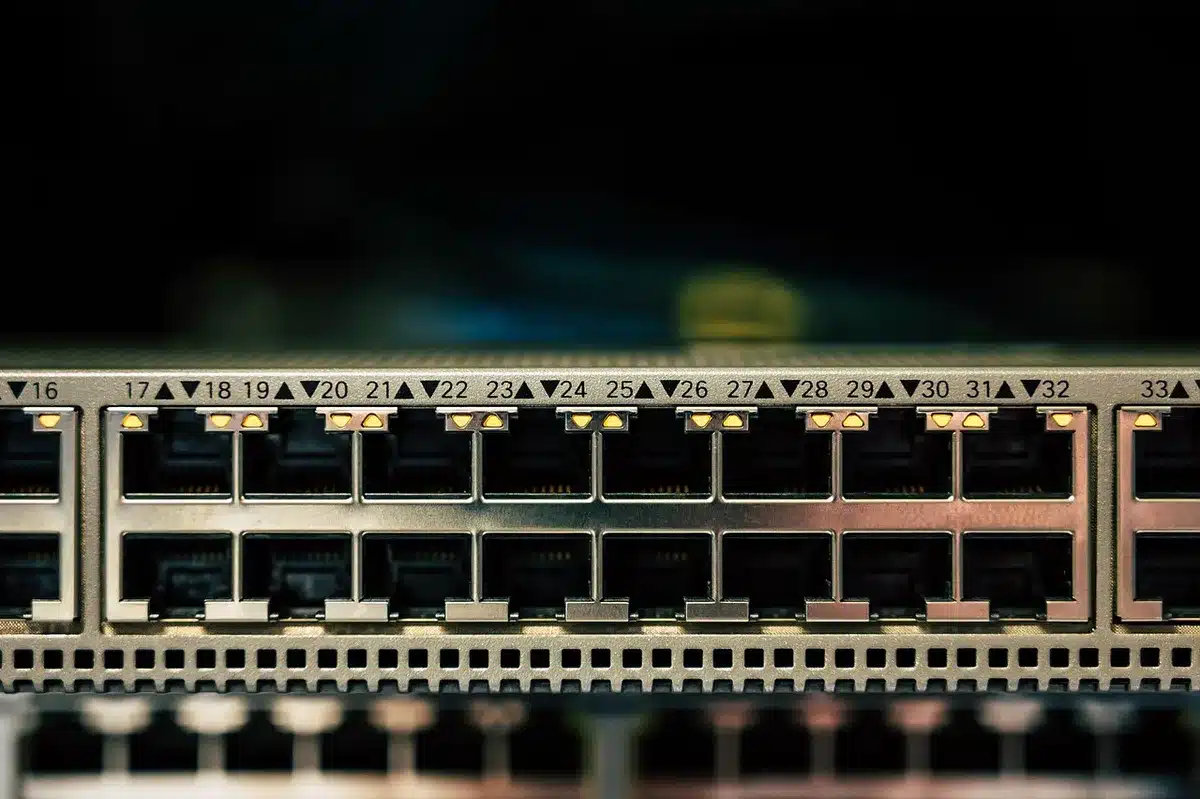 A close-up of a generic web control panel screen showing server process list, no identifiable UI or logos, an attention-catching red warning badge icon (no text)